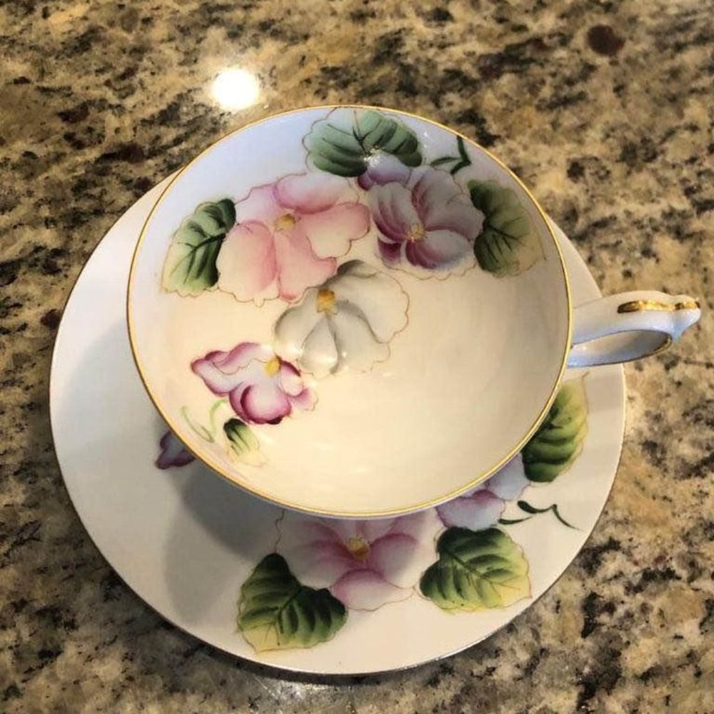 Vintage Tea Cup Set Of 1 Antique China